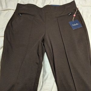 Knit Brown Dress Pants